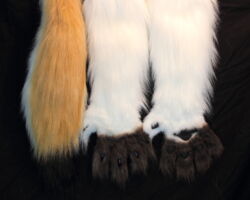 Fantasy canine realistic fursuit head 5