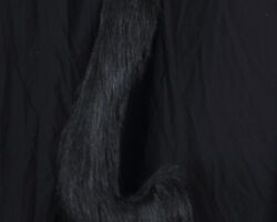 Black cat realistic fursuit partial 8